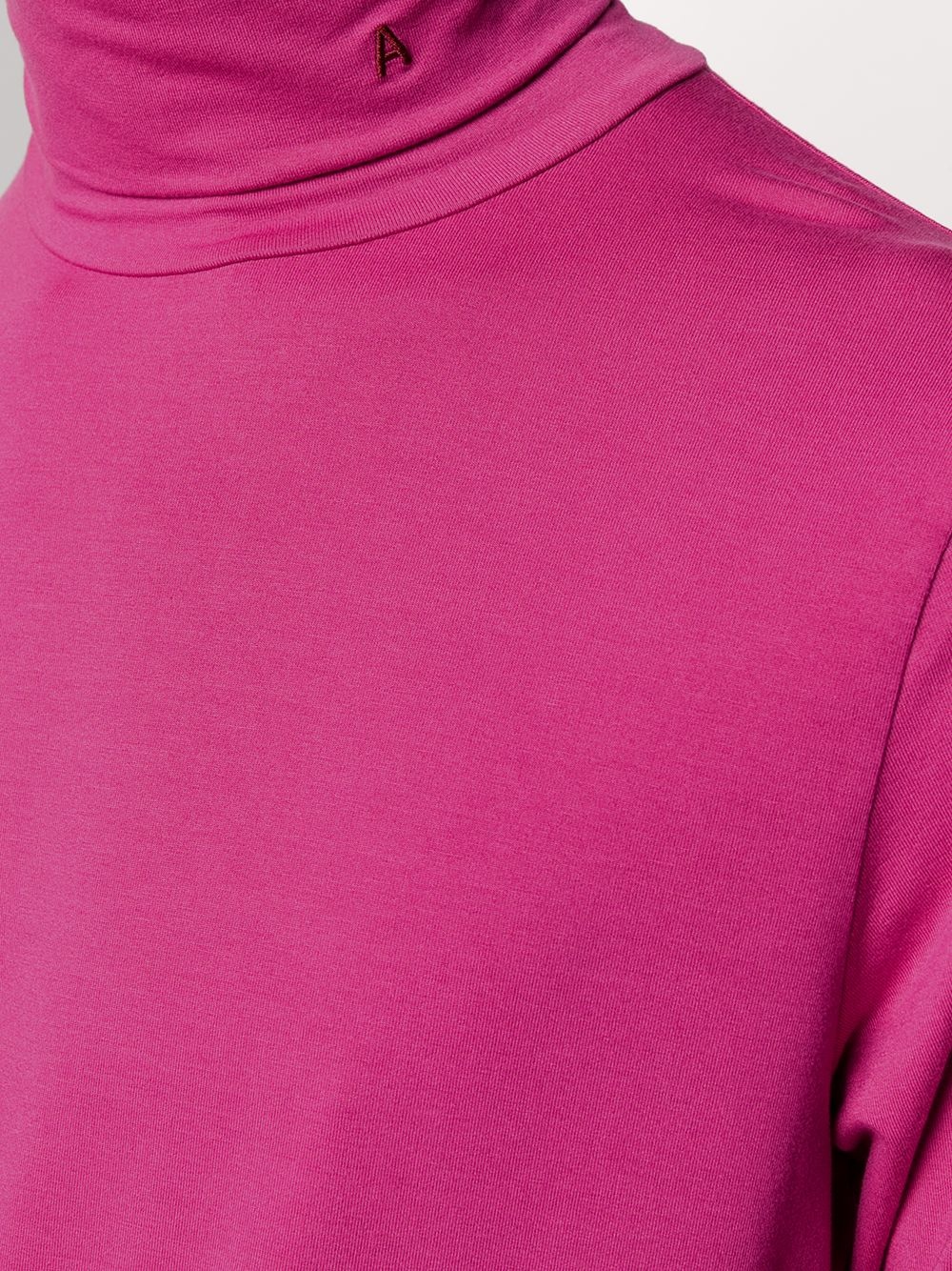 pink roll-neck jumper - 6