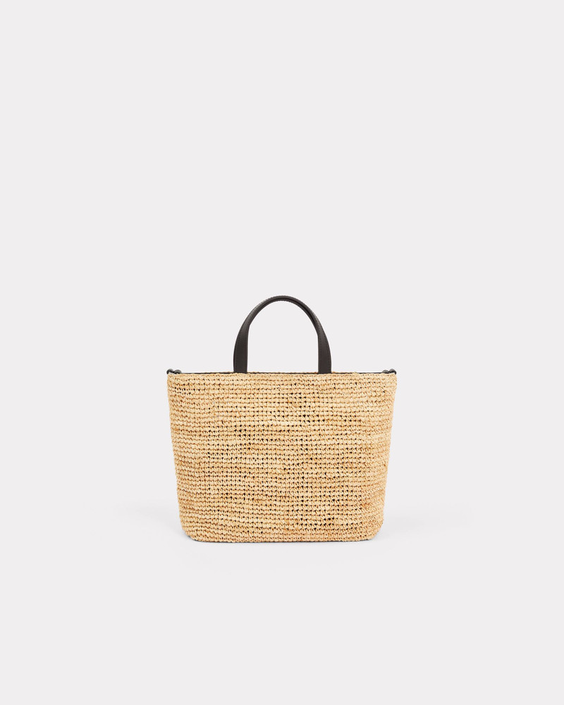 KENZO Small raffia tote outlook