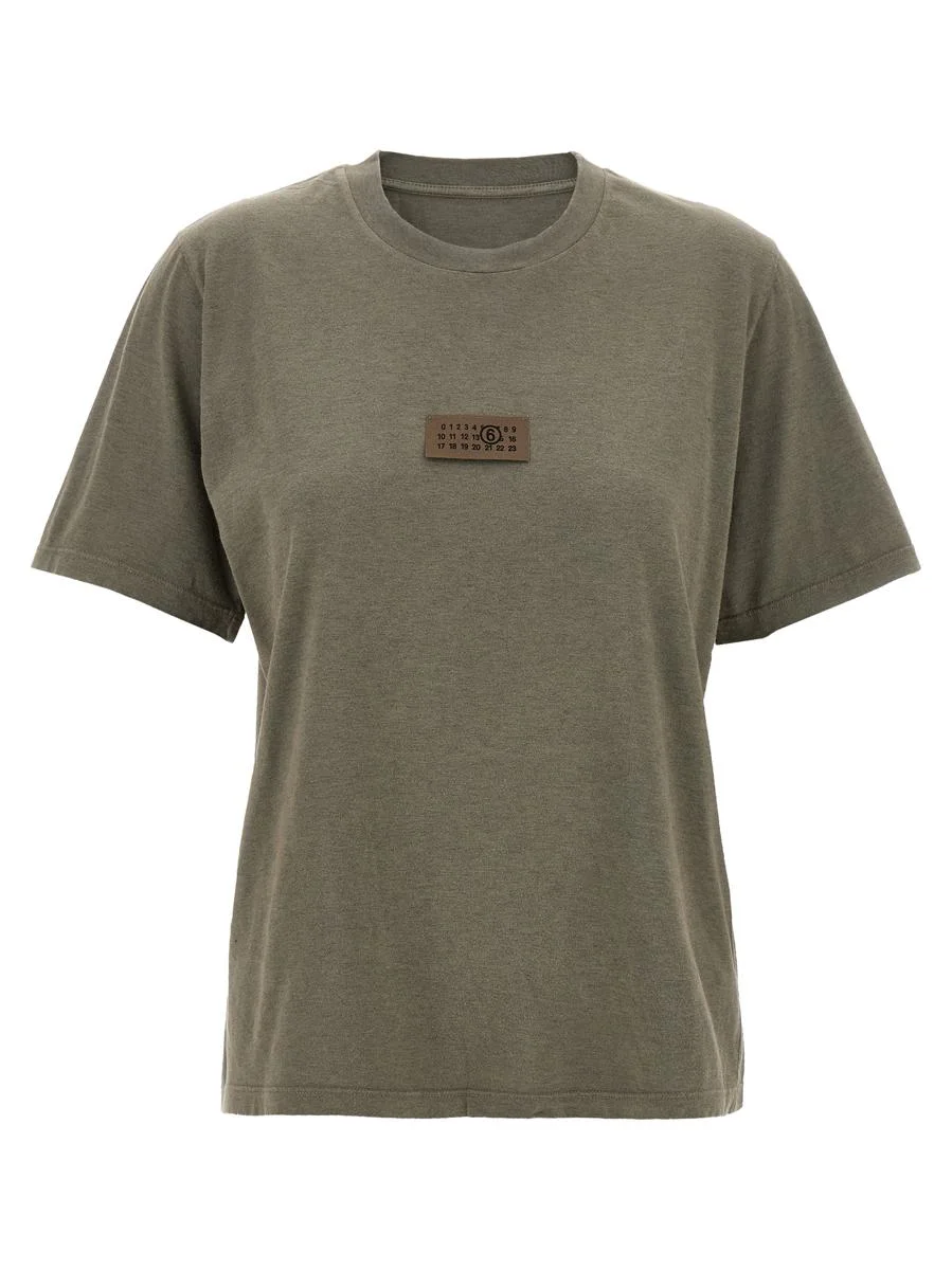 MM6 Maison Margiela 'Numeric Signature Mm6' Patch T-Shirt - 1