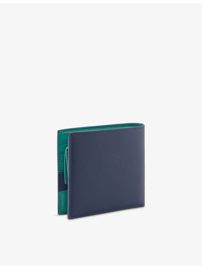 Logo-Plaque Leather Wallet 3
