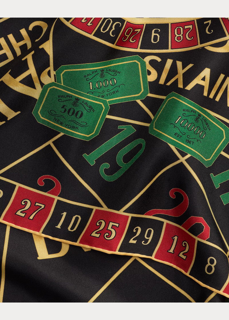 Casino Silk Square Scarf 5