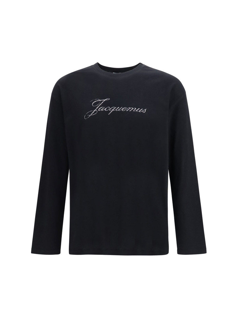 Jacquemus Long-Sleeve T-Shirt Black Men - 1