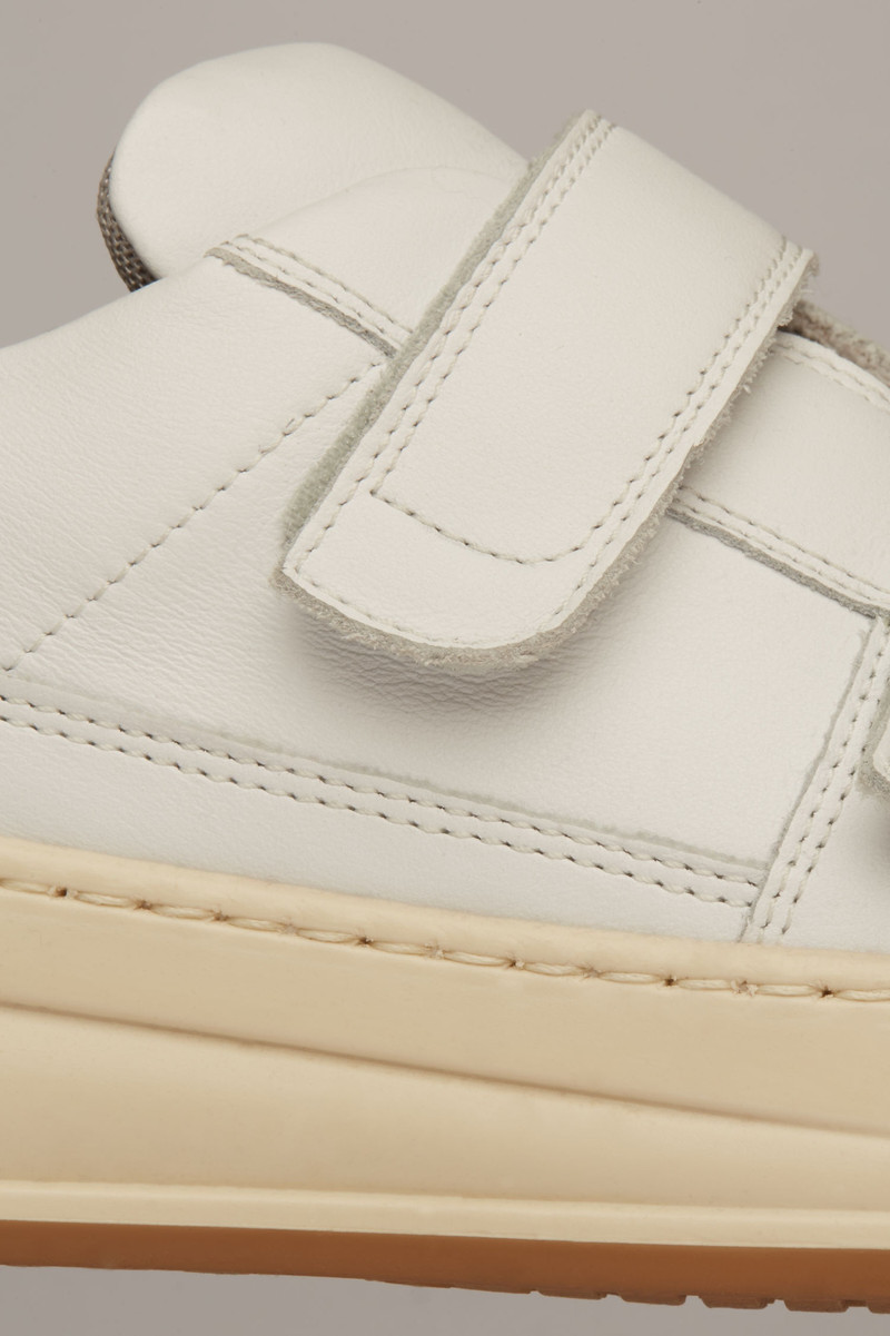 Velcro-strap sneakers white 5