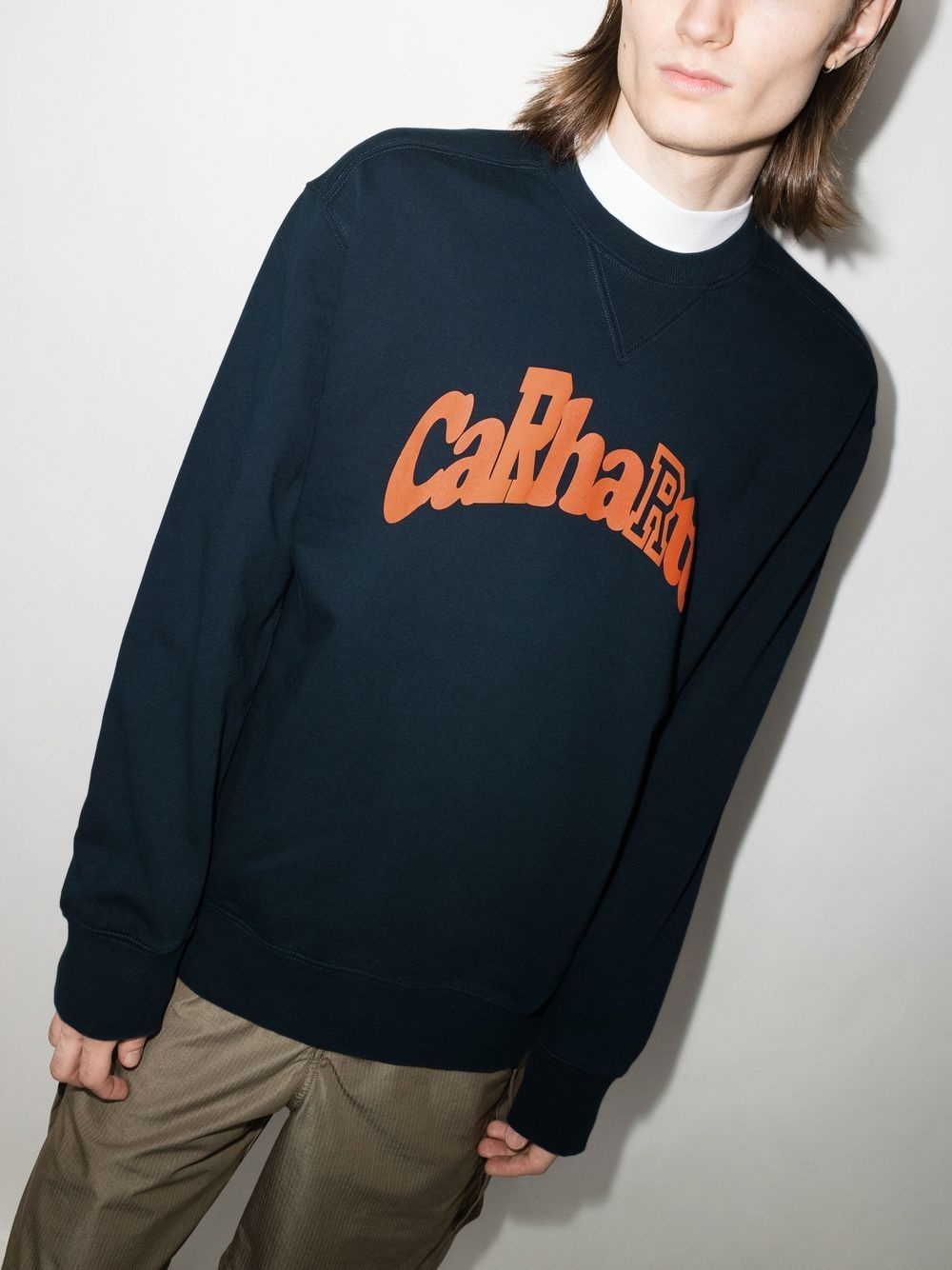 Amherst logo-print sweatshirt - 2