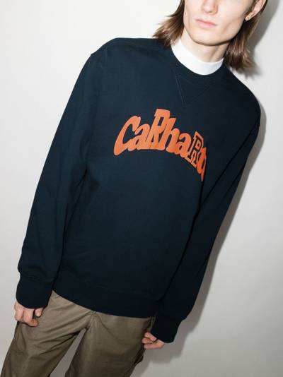 Carhartt Amherst logo-print sweatshirt outlook