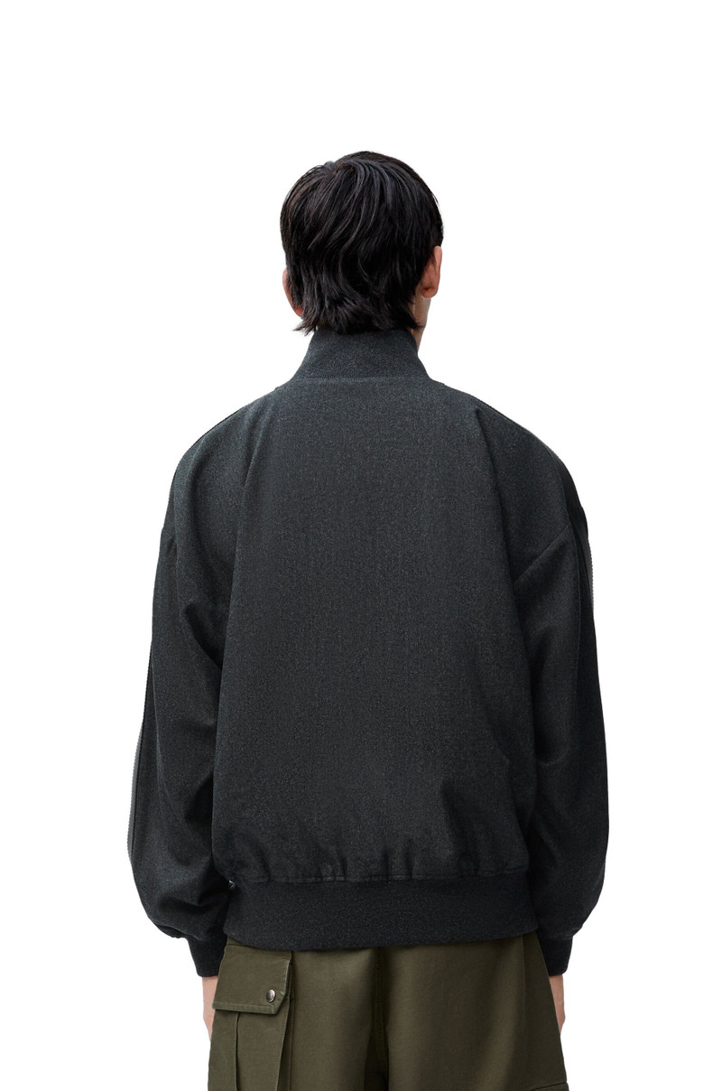 Tracksuit jacket in wool and cashmere 4