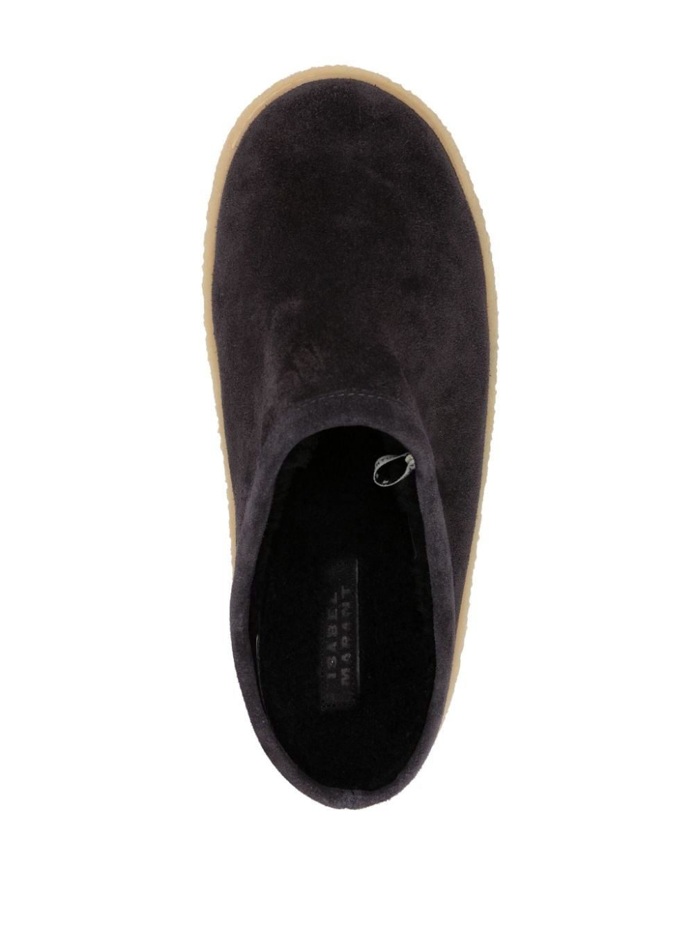 Fozee suede flatform mules - 4