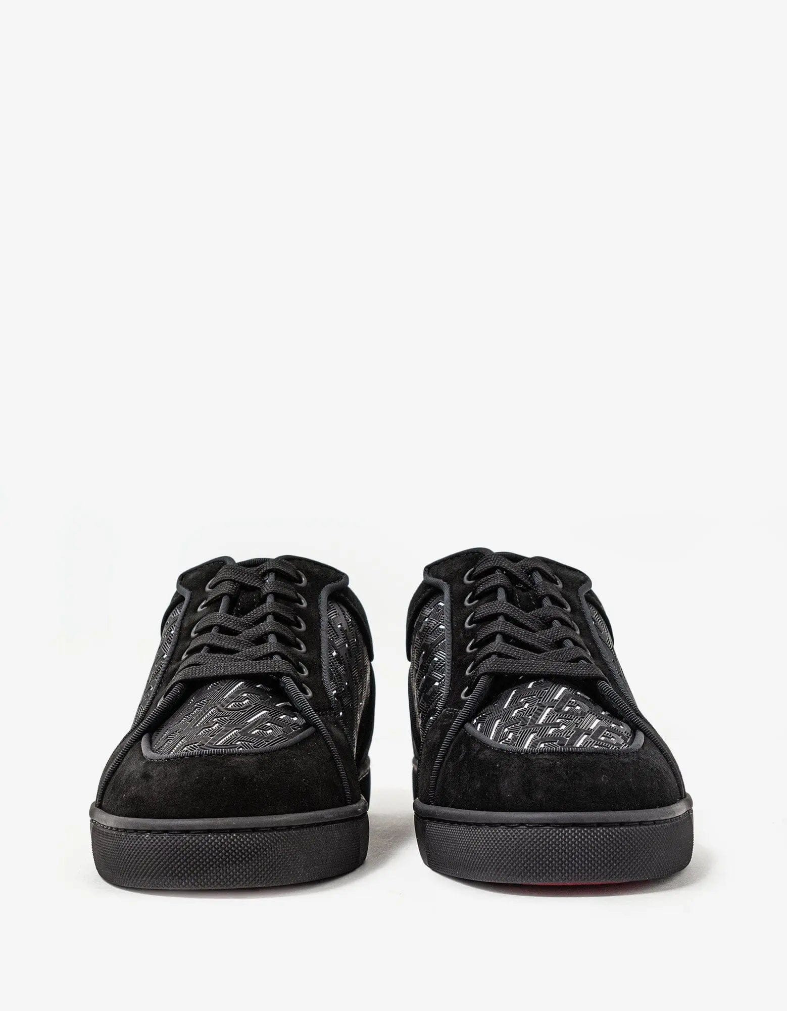 Christian Louboutin Rantulow Black Techno CL Trainers - 4