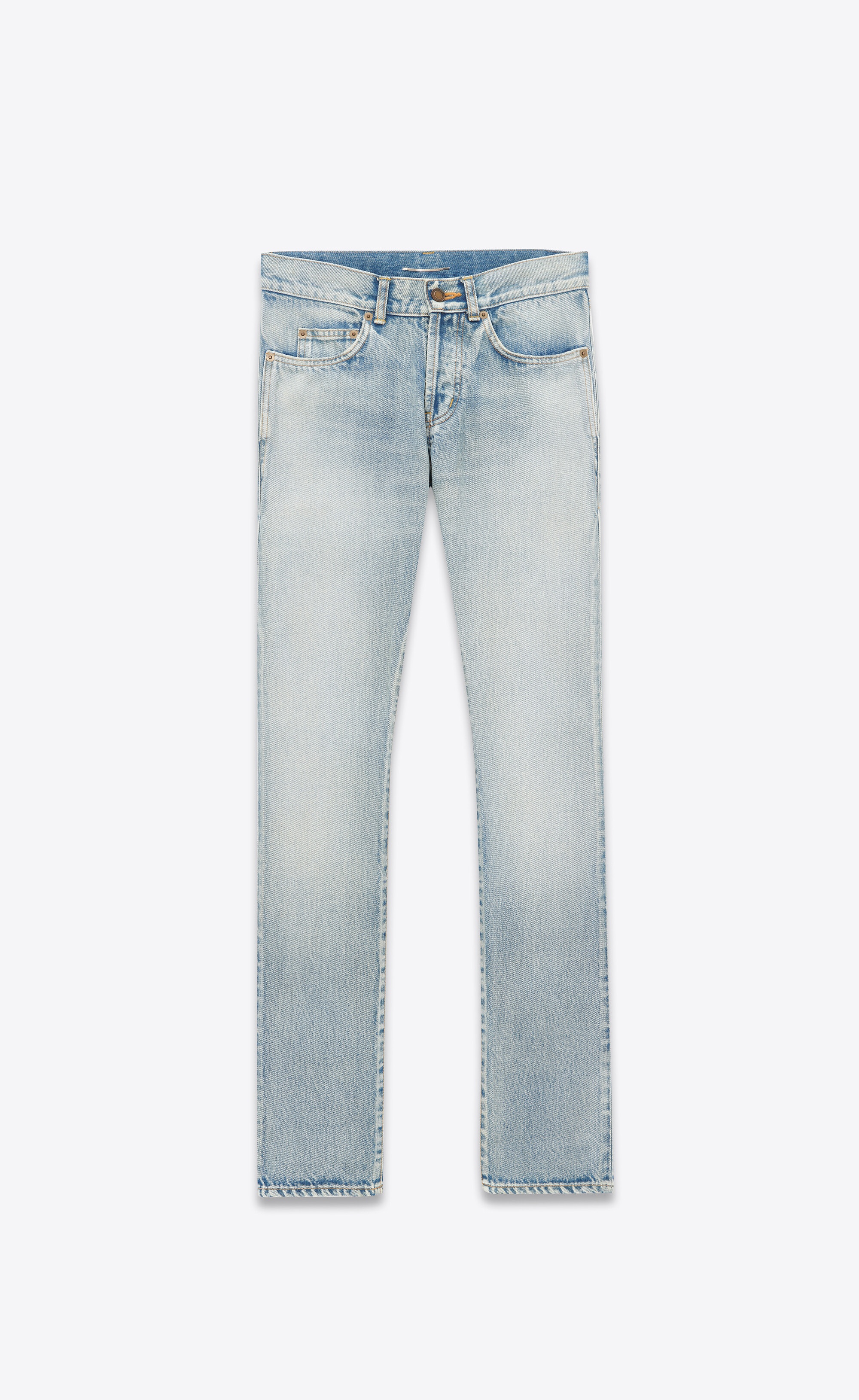 slim-fit jeans in santa monica blue denim - 1