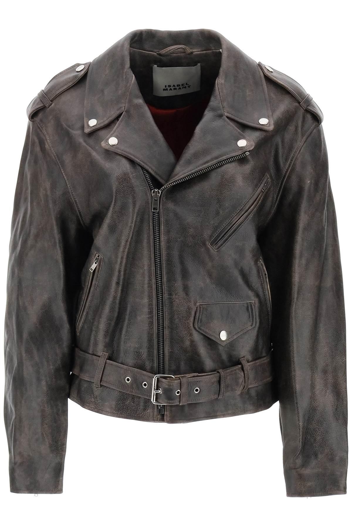 BARBARA JACKET IN VINTAGE LEATHER - 1