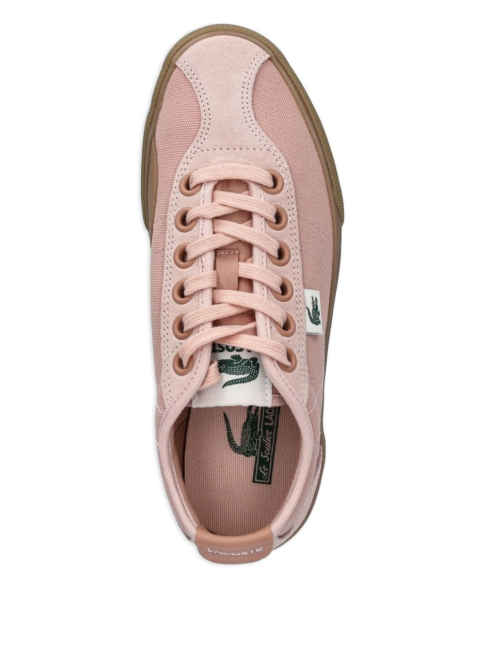 suede-panel sneakers - 3