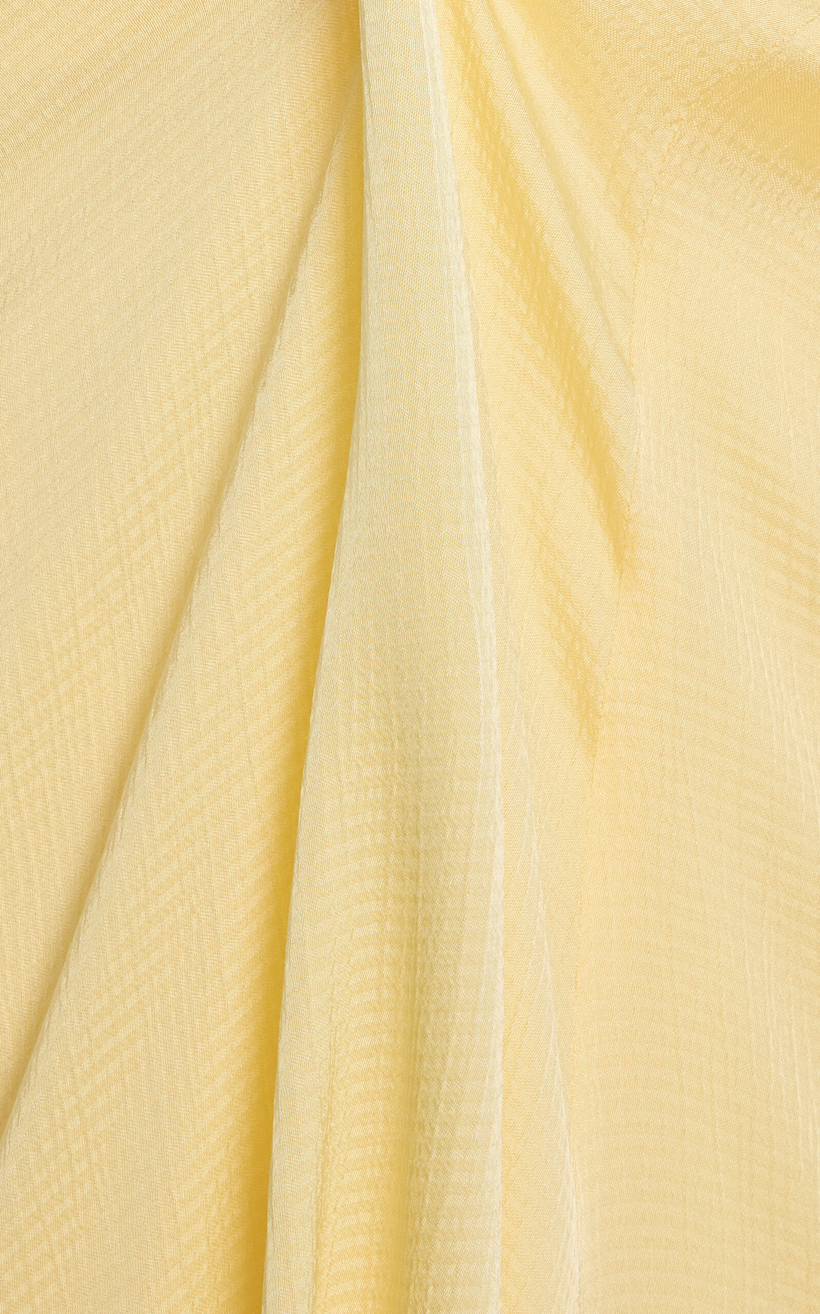 Ardea Twist-Shoulder Hammered-Satin Maxi Dress yellow - 5