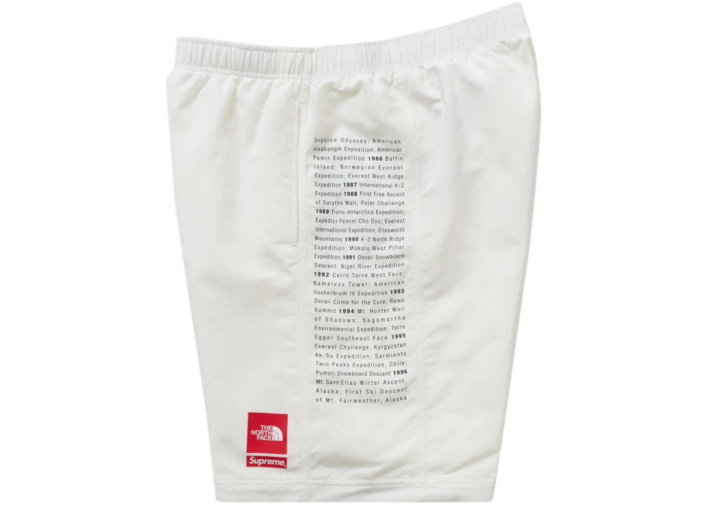 Supreme The North Face Nylon Short White - 2