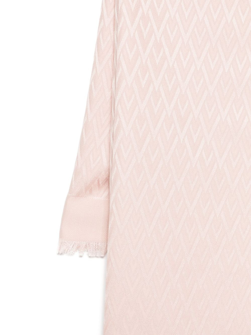 Toute La V-jacquard scarf - 2