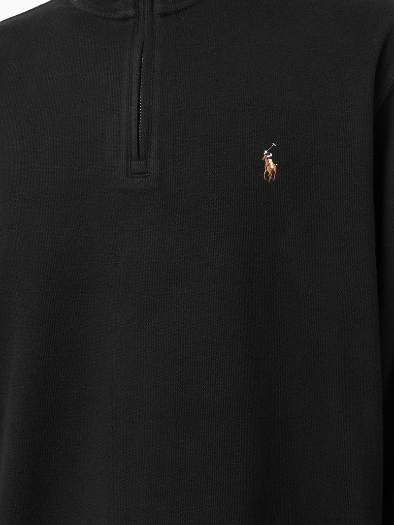 logo-embroidered sweatshirt 5