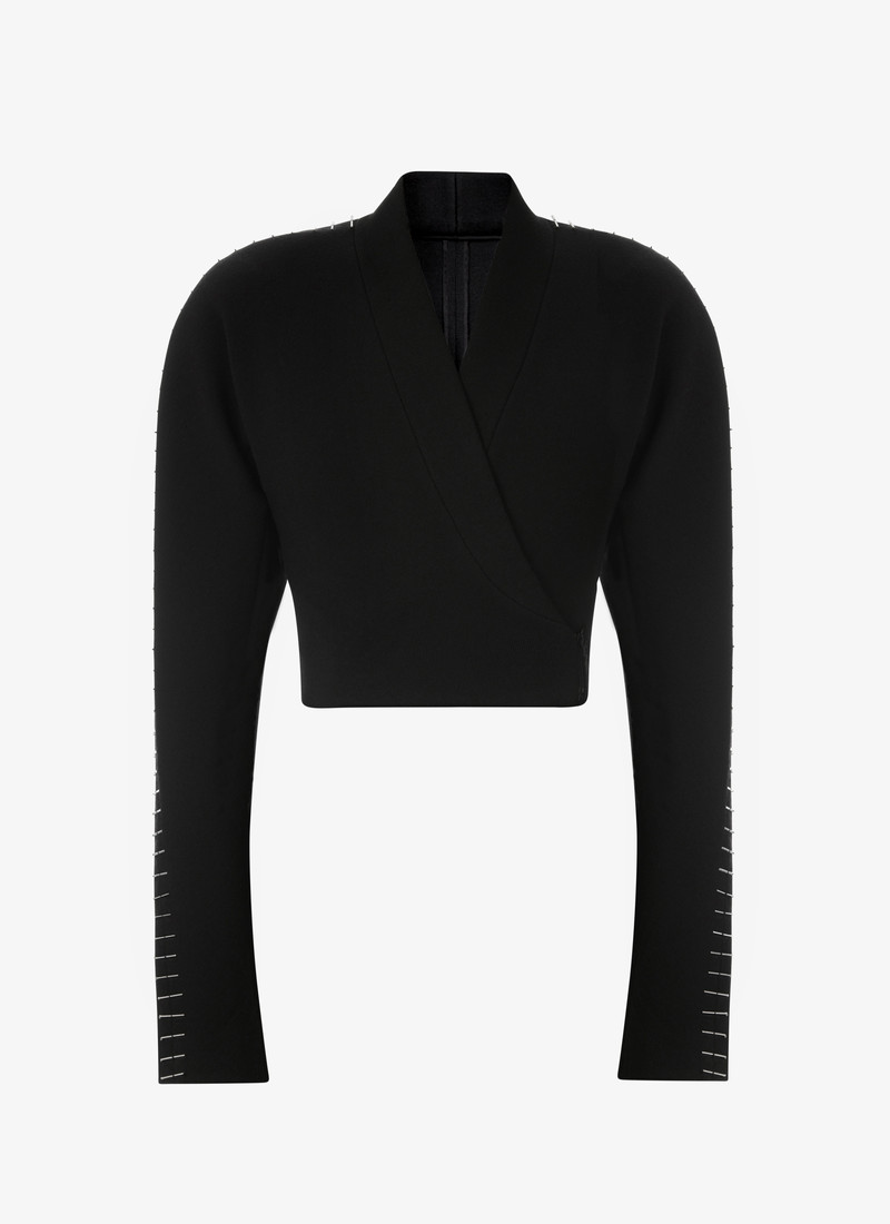 EMBROIDERED CROPPED JACKET 1