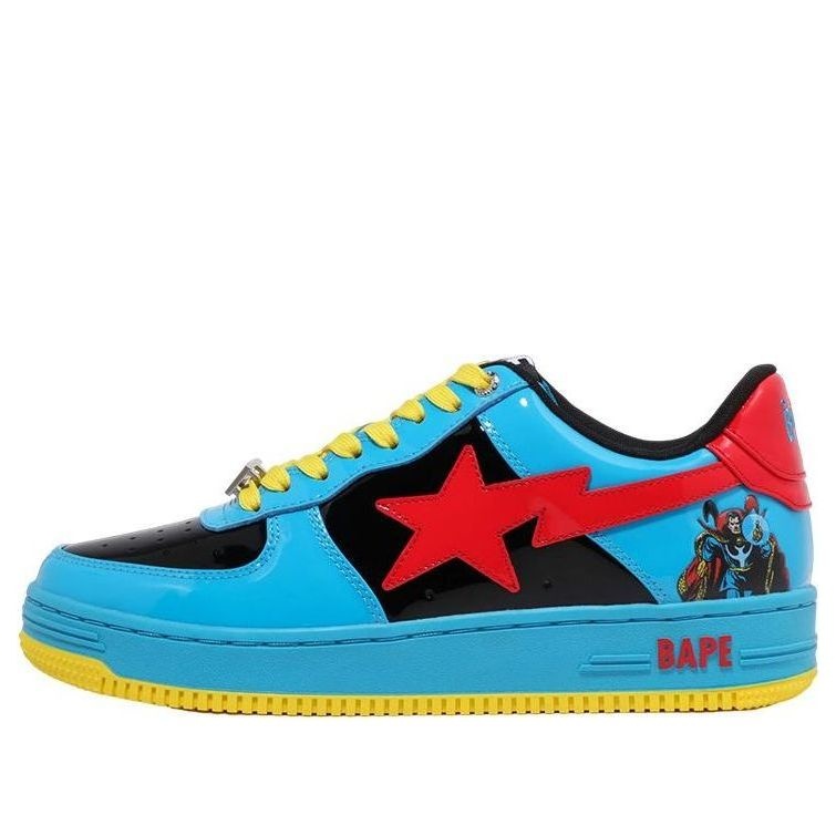 (WMNS) A BATHING APE Bape Sta Low 'Red Blue Yellow' 1I73-291-916 - 1