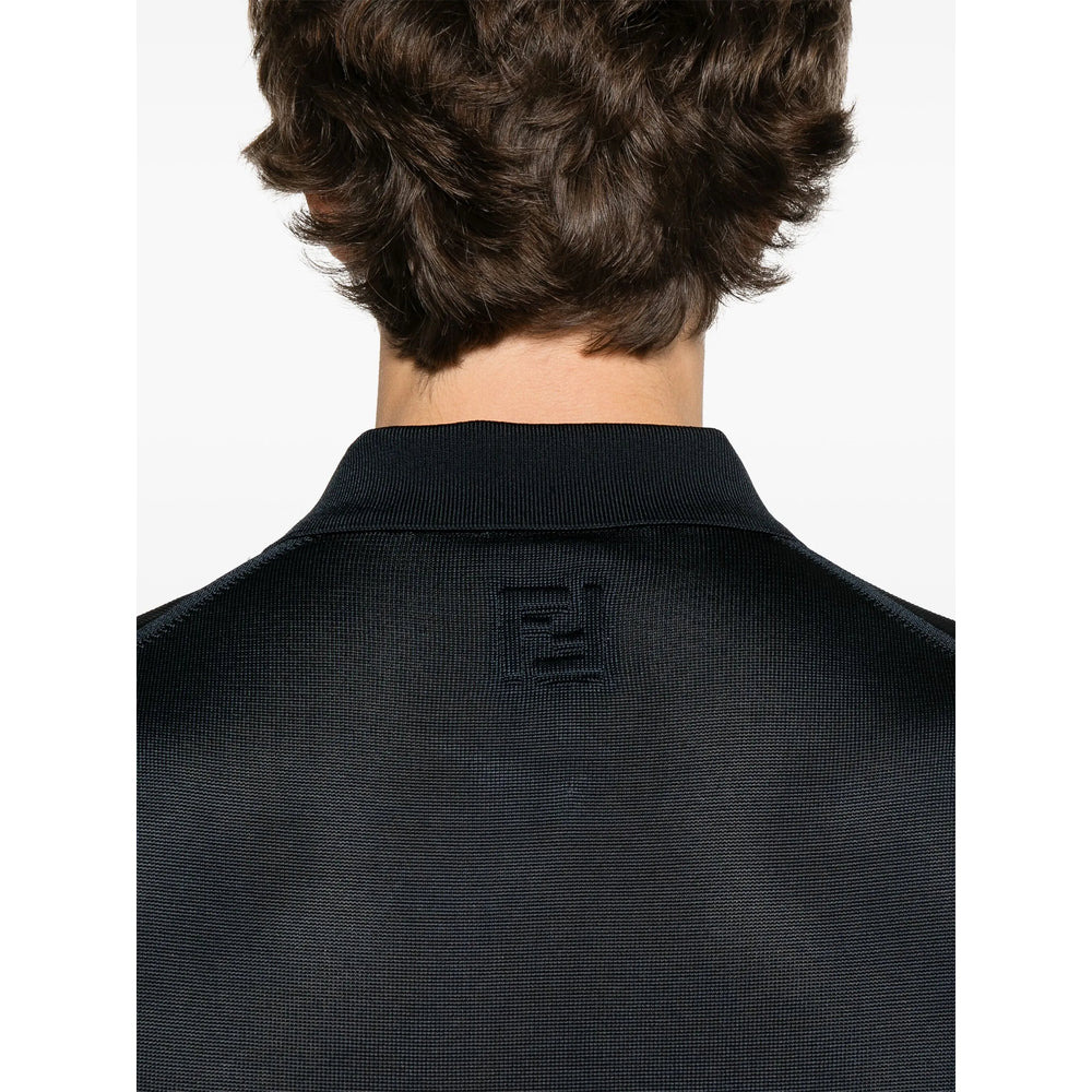 Fendi Blue Polo Shirts Men - 2