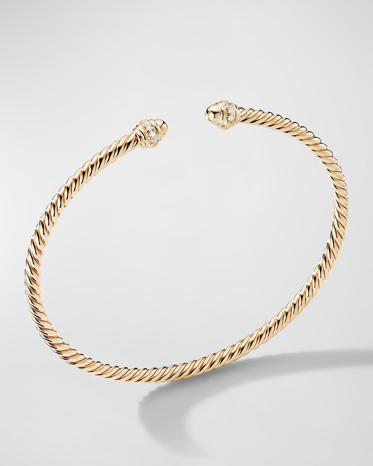 3mm Cablespira Bracelet in 18K Gold - 3