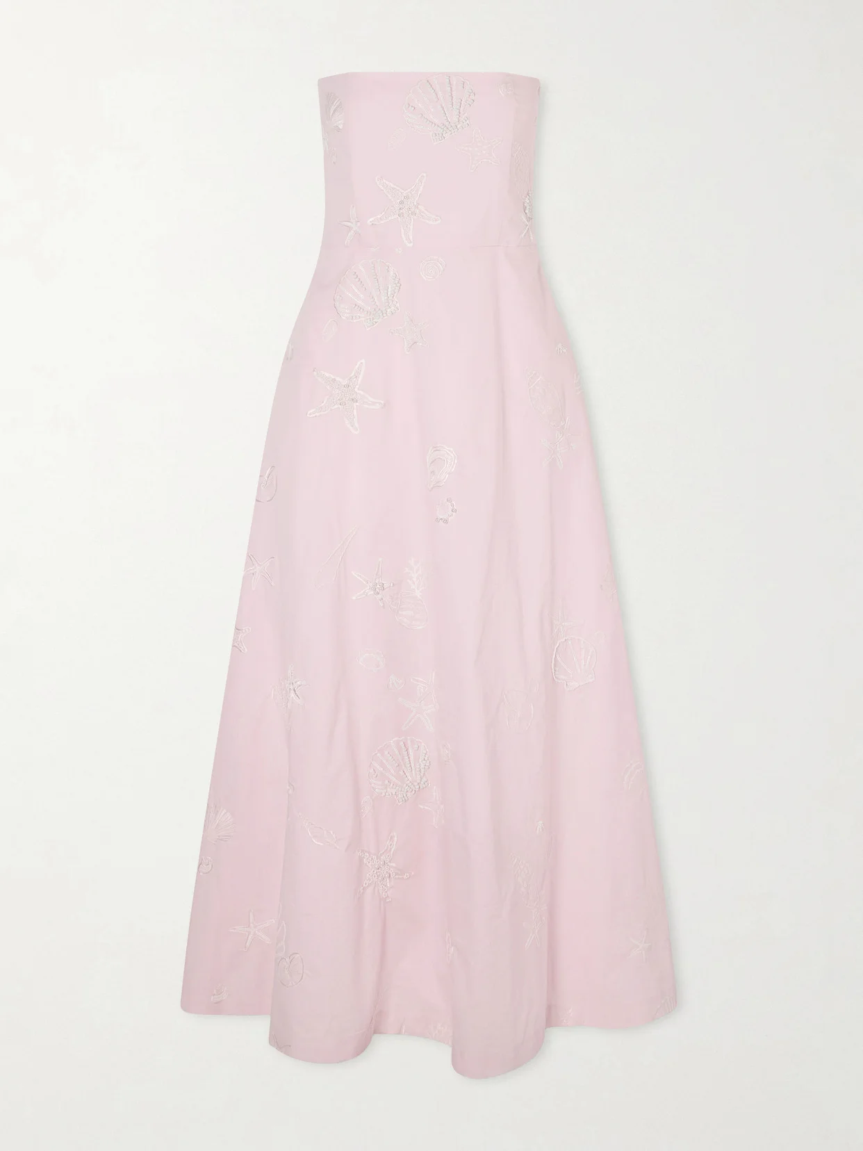 Odette Cotton Embroidered Dress - 1