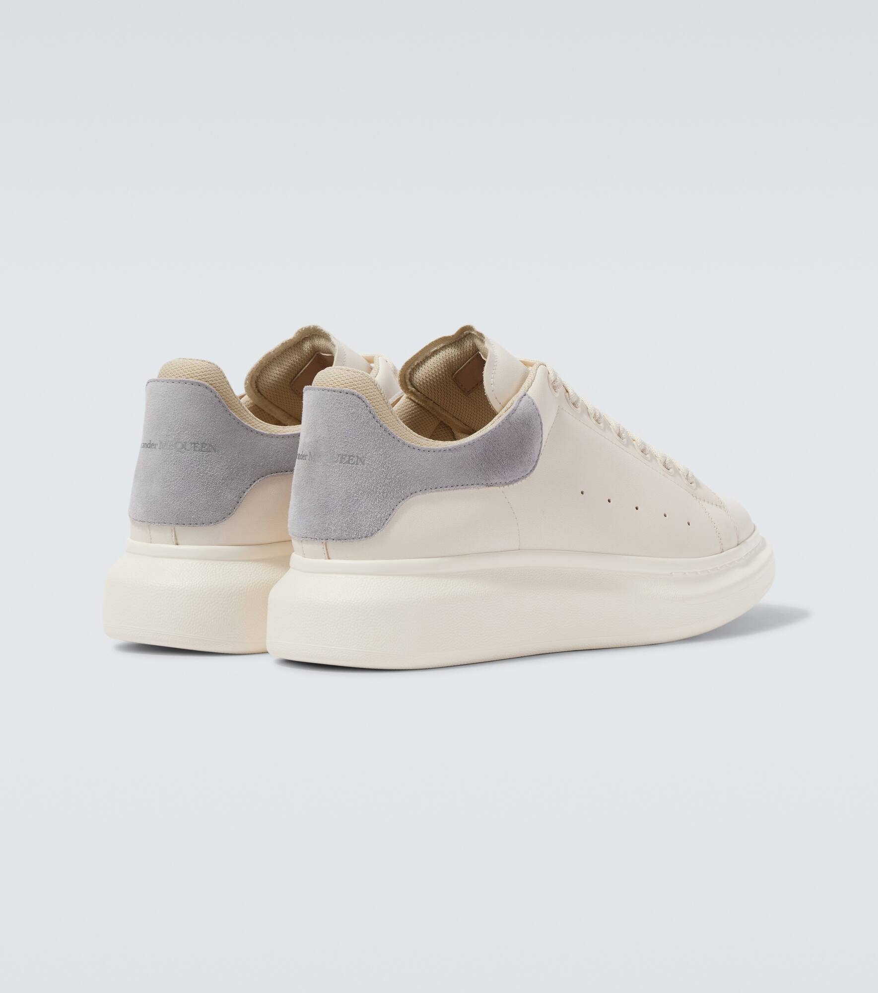 Oversized leather sneakers - 6