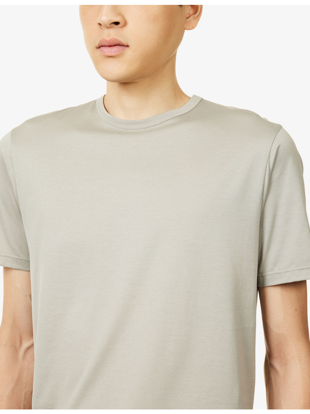 Short-Sleeve Classic Cotton-Jersey T-Shirt - 5
