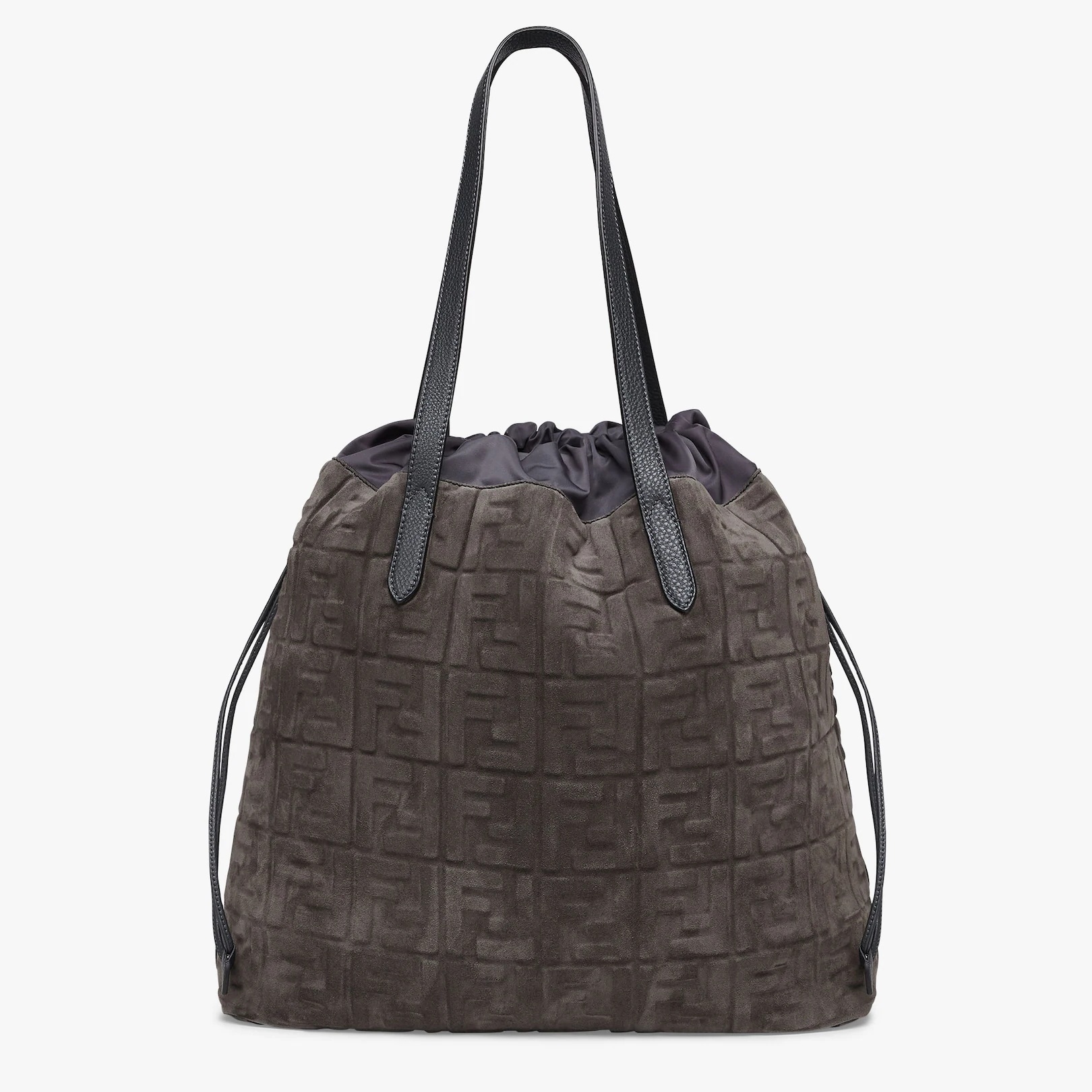 Dark gray suede bag - 3