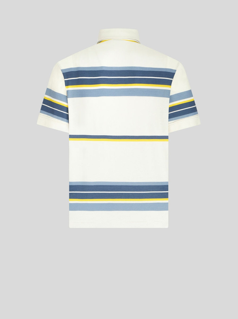 Etro STRIPED POLO SHIRT WITH LOGO outlook