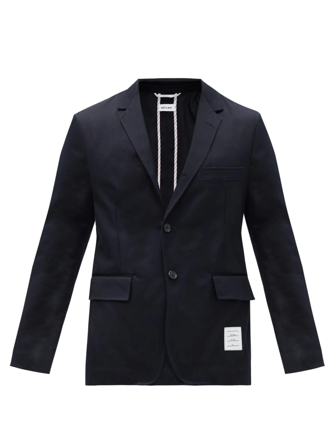 Unstructured single-breasted wool blazer - 1