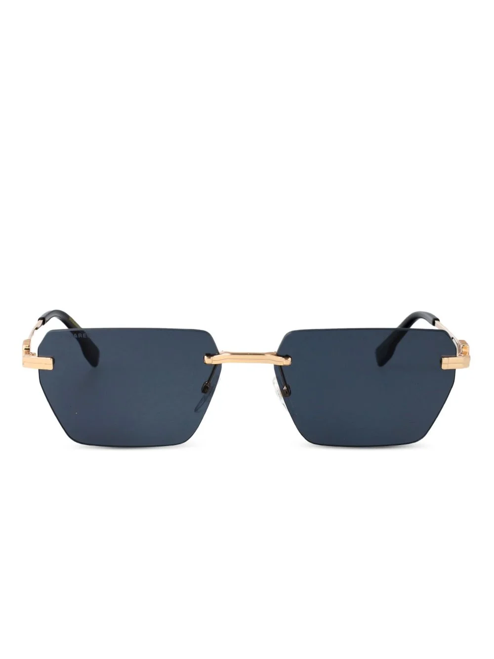 geometric-frame sunglasses - 1