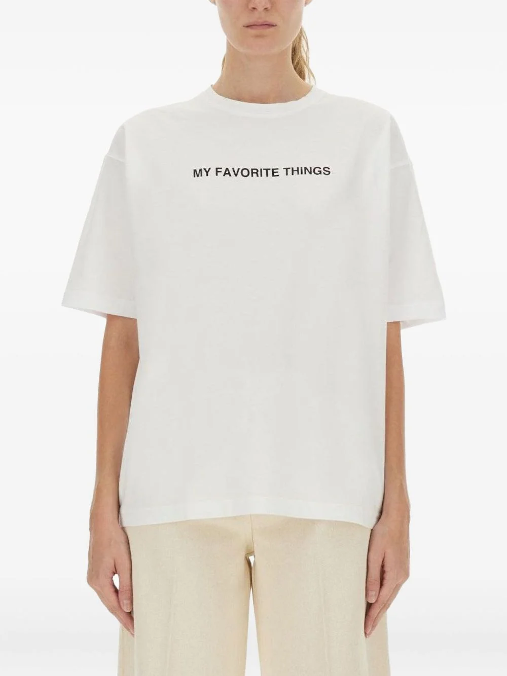 crew-neck short-sleeve T-shirt - 1