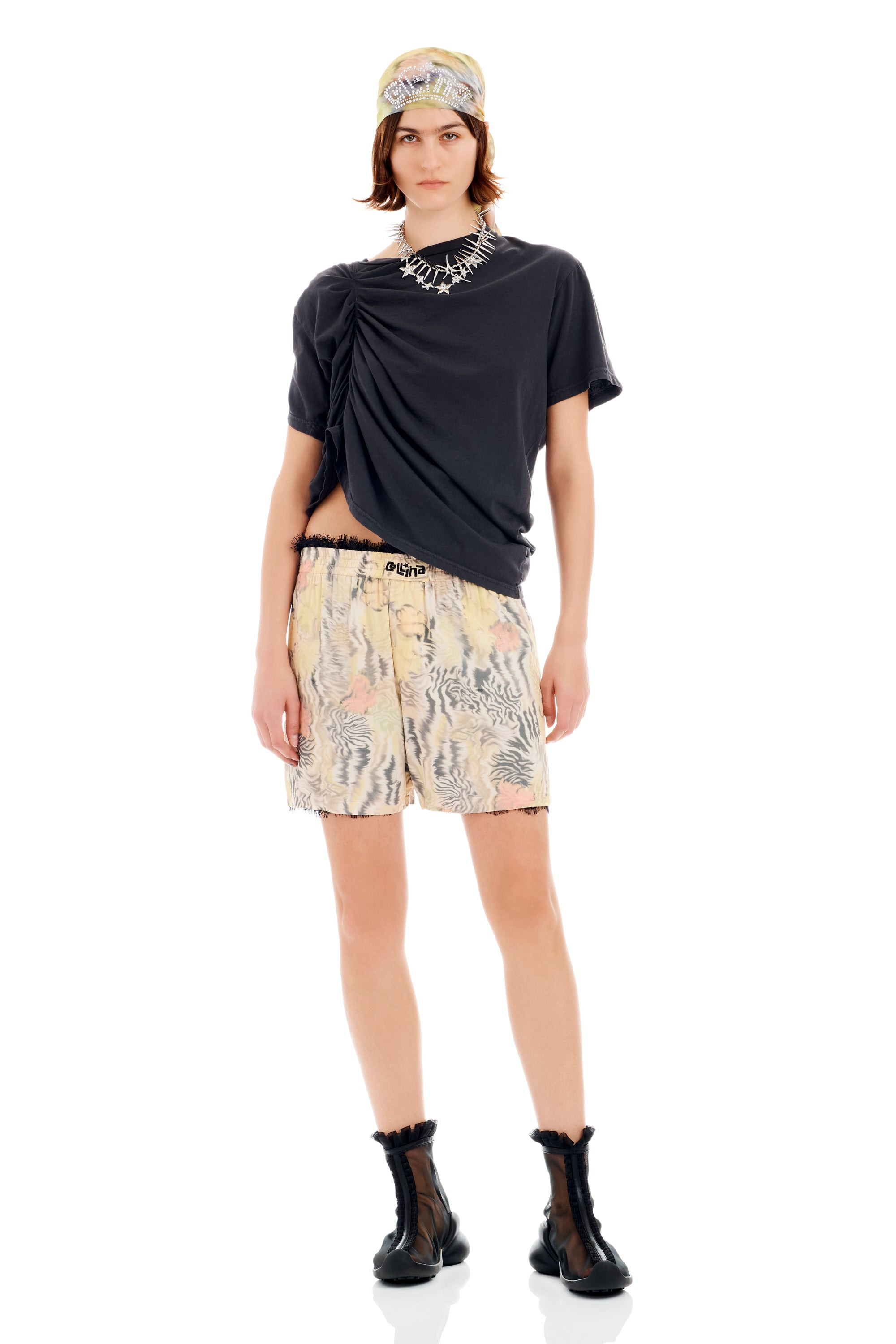 WASHED ZEBRA FLORAL ODEON BOXER - 3