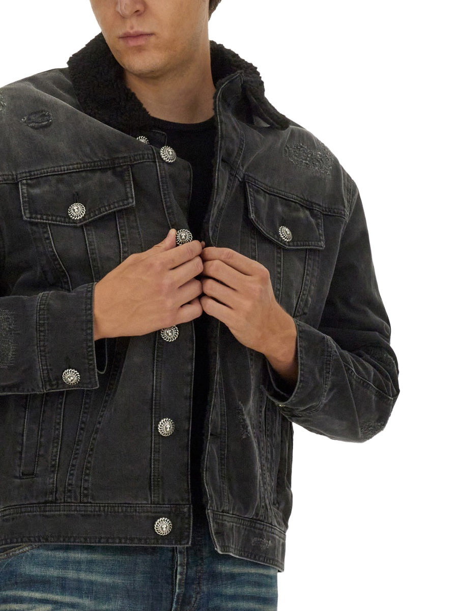 Balmain Men Destroyed Jacket - 4