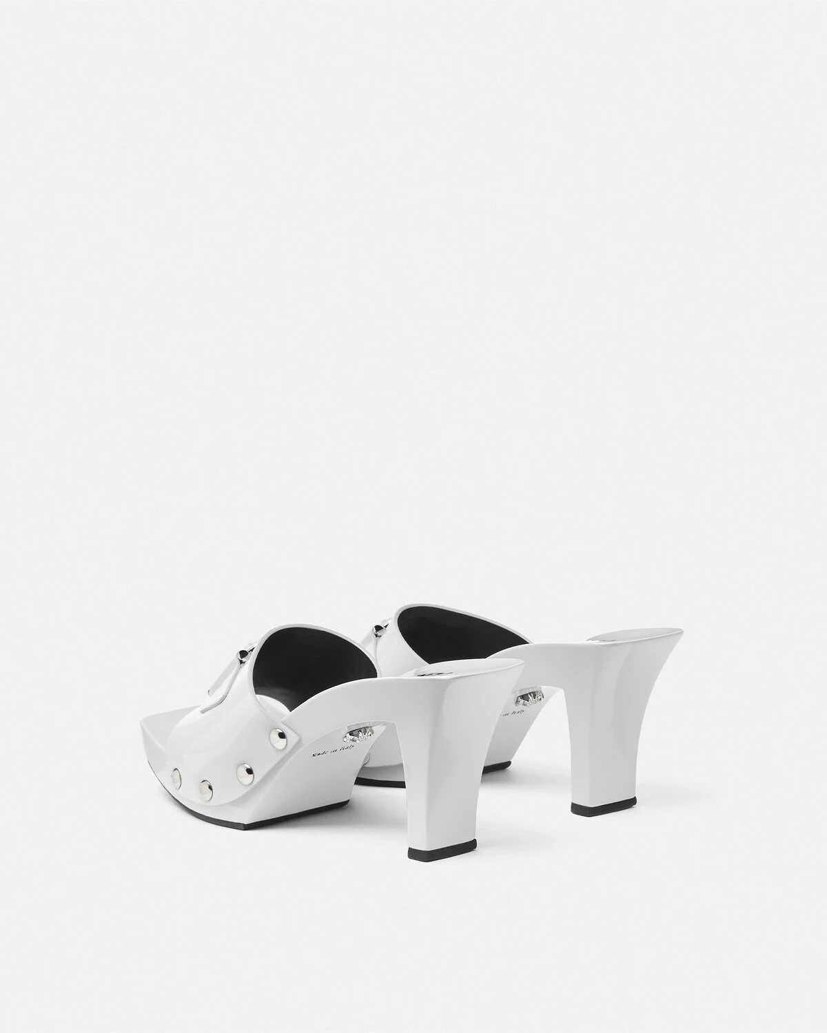 Medusa Buckle Patent Clogs 60 mm - 4