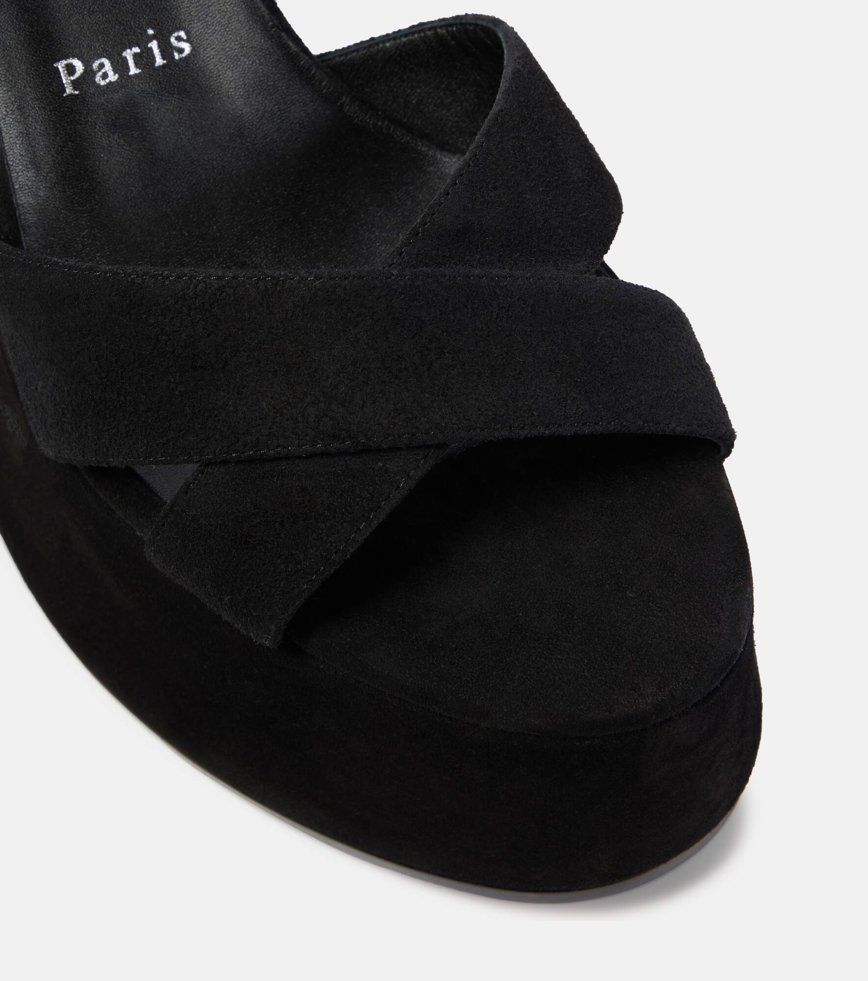 Supramariza 130 velvet wedge sandals - 6