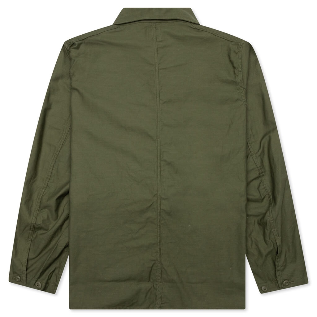 D.N. COVERALL BACK SATEEN - OLIVE - 2