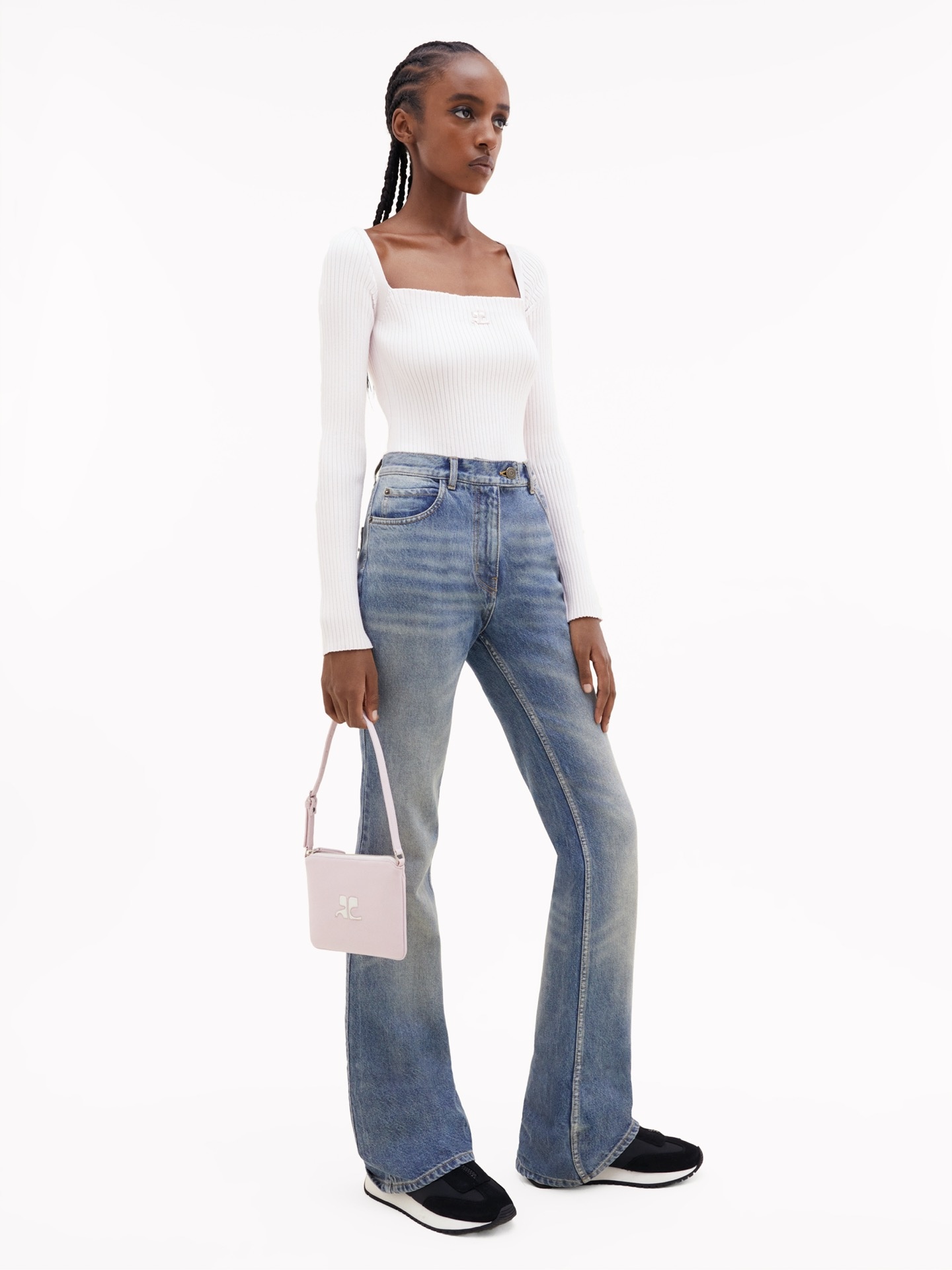 DENIM BOOTCUT TROUSERS - 3