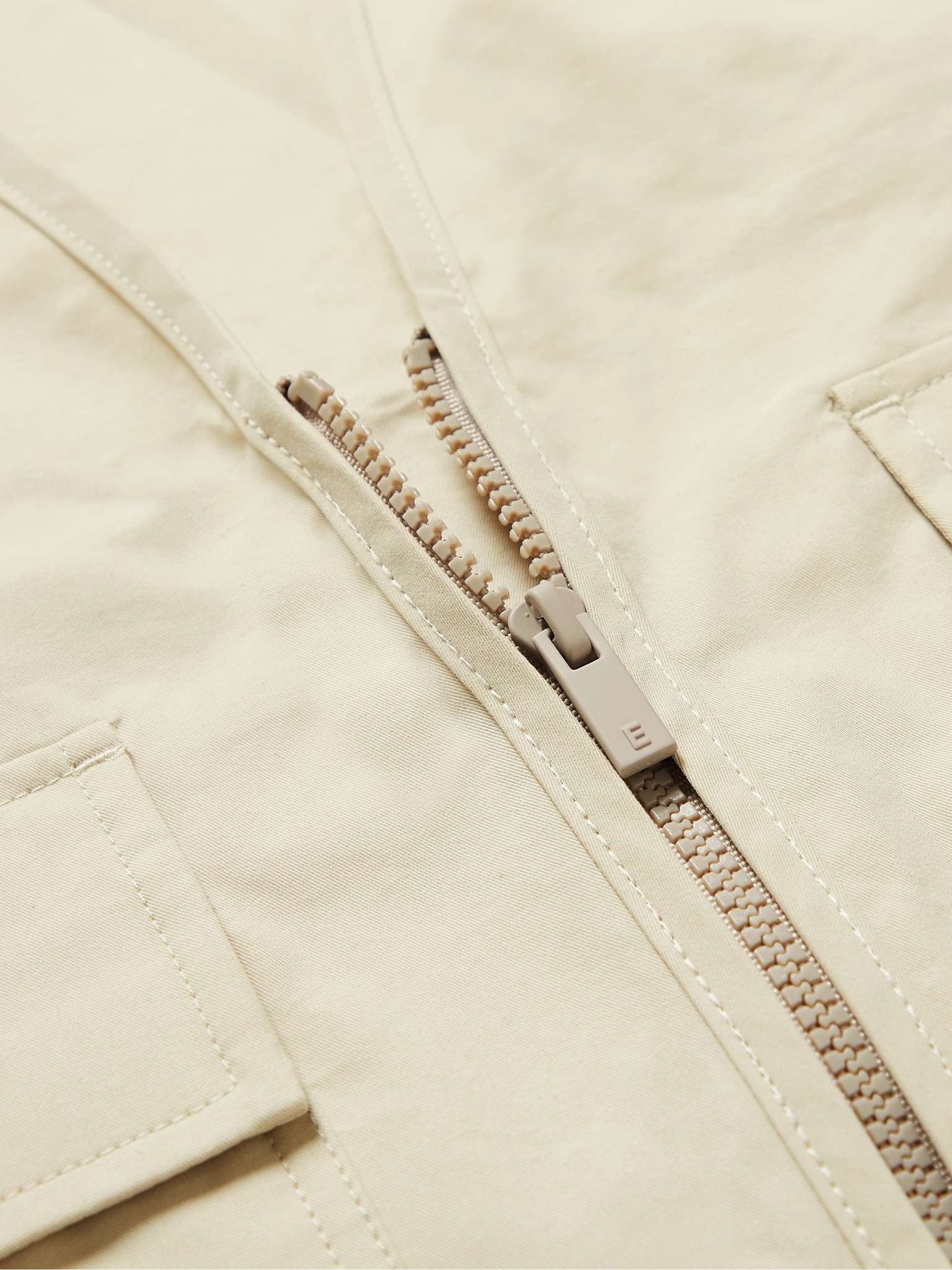 Logo-Appliquéd Cotton-Blend Twill Gilet - 5