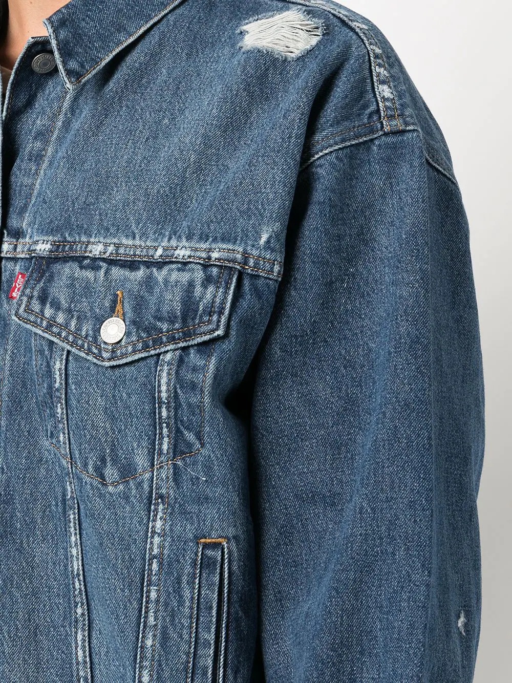 90s Trucker denim jacket - 5