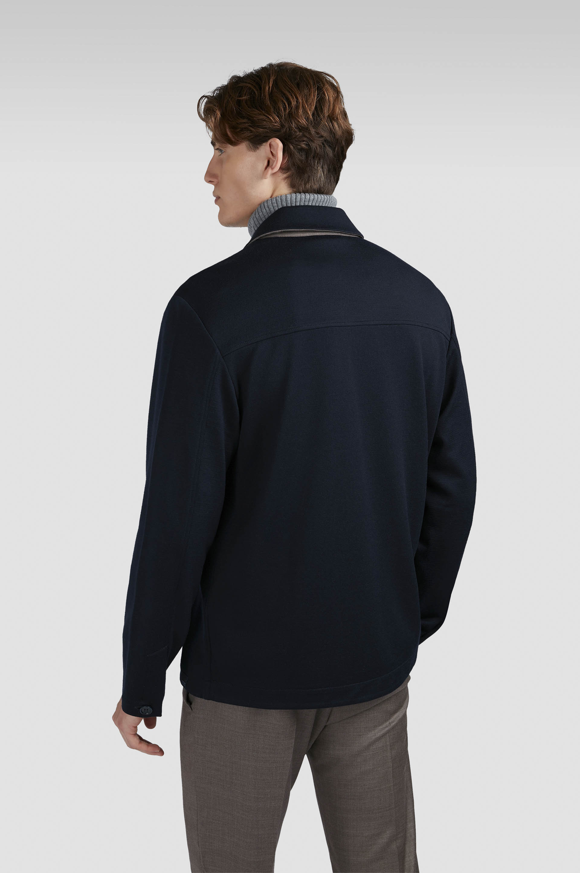 MERINO EXTRAFINE WOOL OVERSHIRT - 3