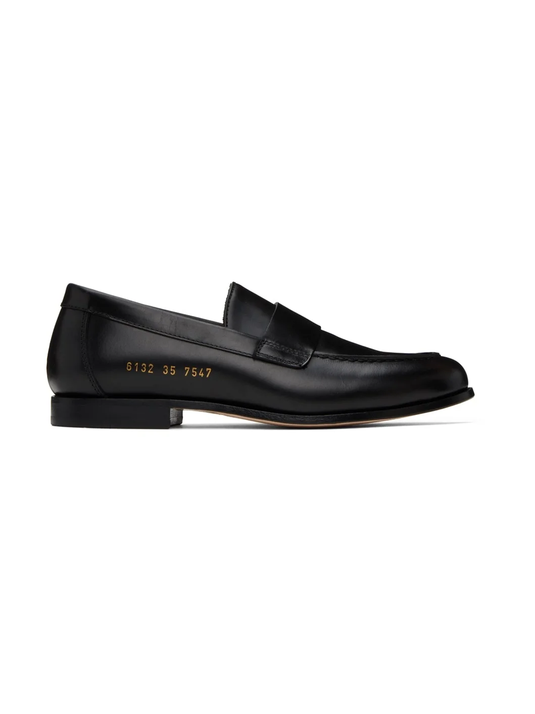 Black Flat Loafers - 1