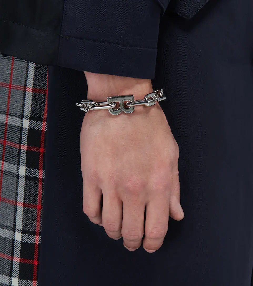 BALENCIAGA B Chain thin bracelet | mytheresa | REVERSIBLE