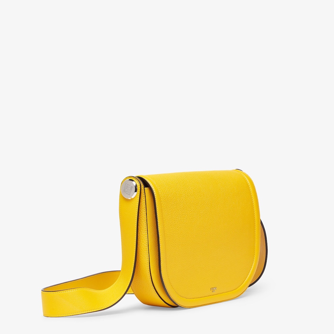 Fendi Roma Leather Chiodo Messenger - 2