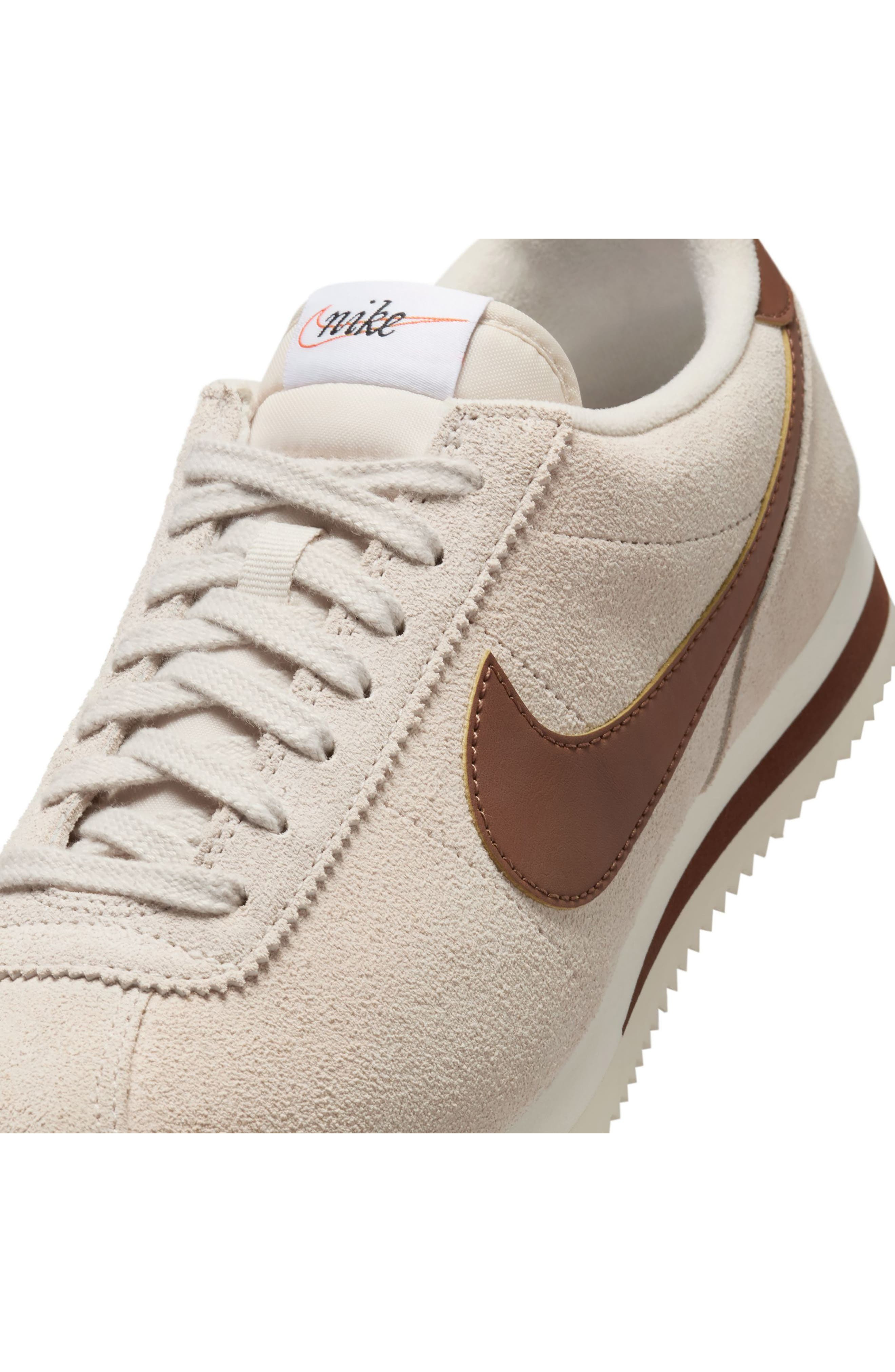 Nike Cortez Suede Sneaker in 100 Ltowbr/faunbn at Nordstrom - 8