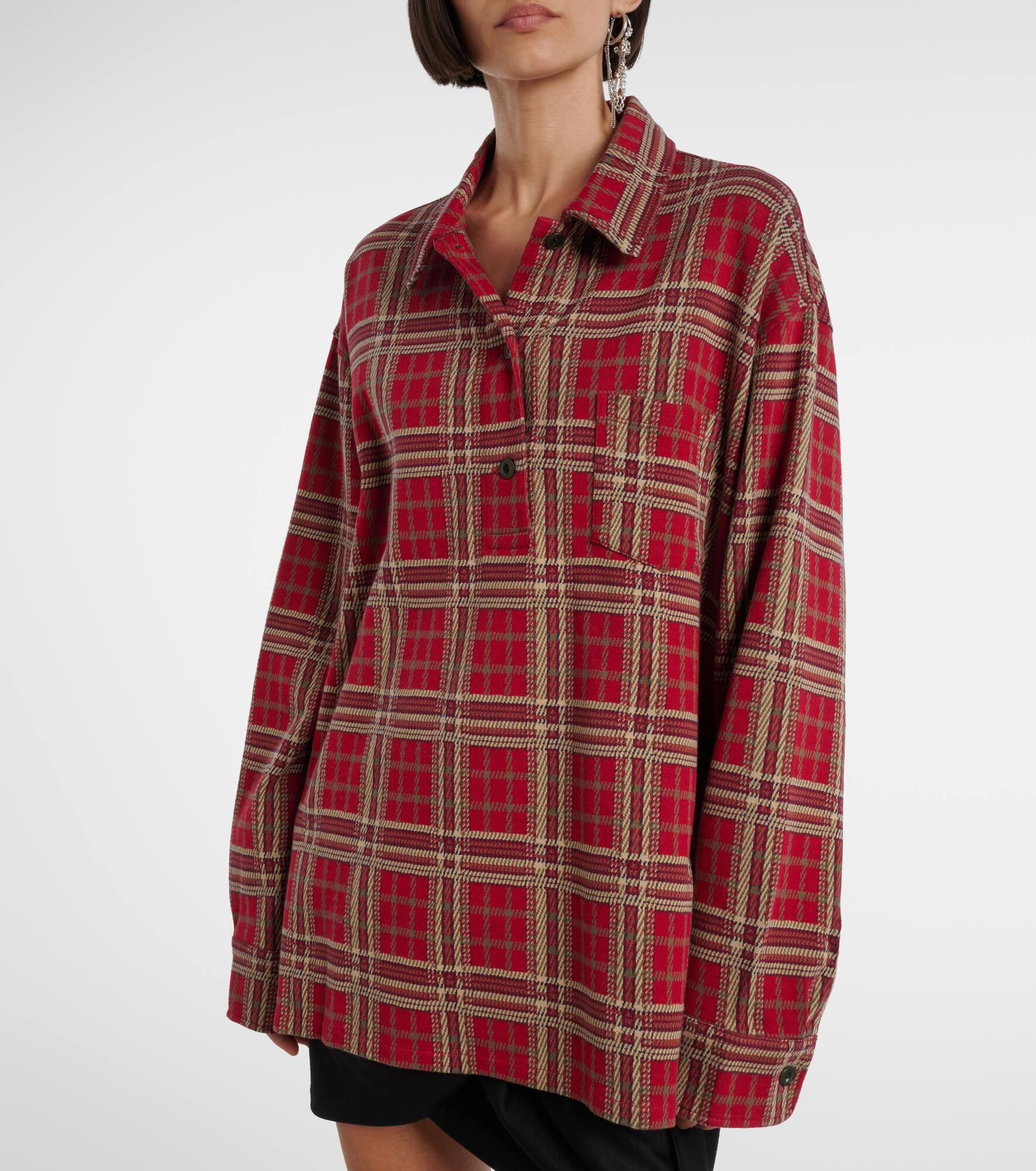Brunagd plaid cotton shirt - 6