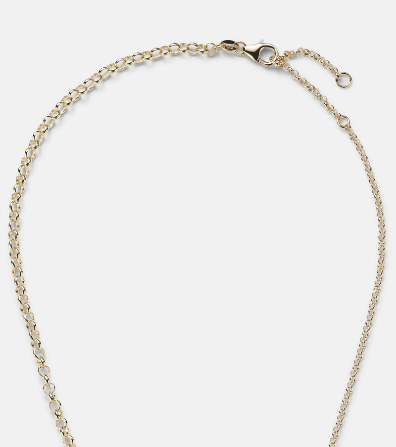 Love 18kt gold necklace with diamonds 5