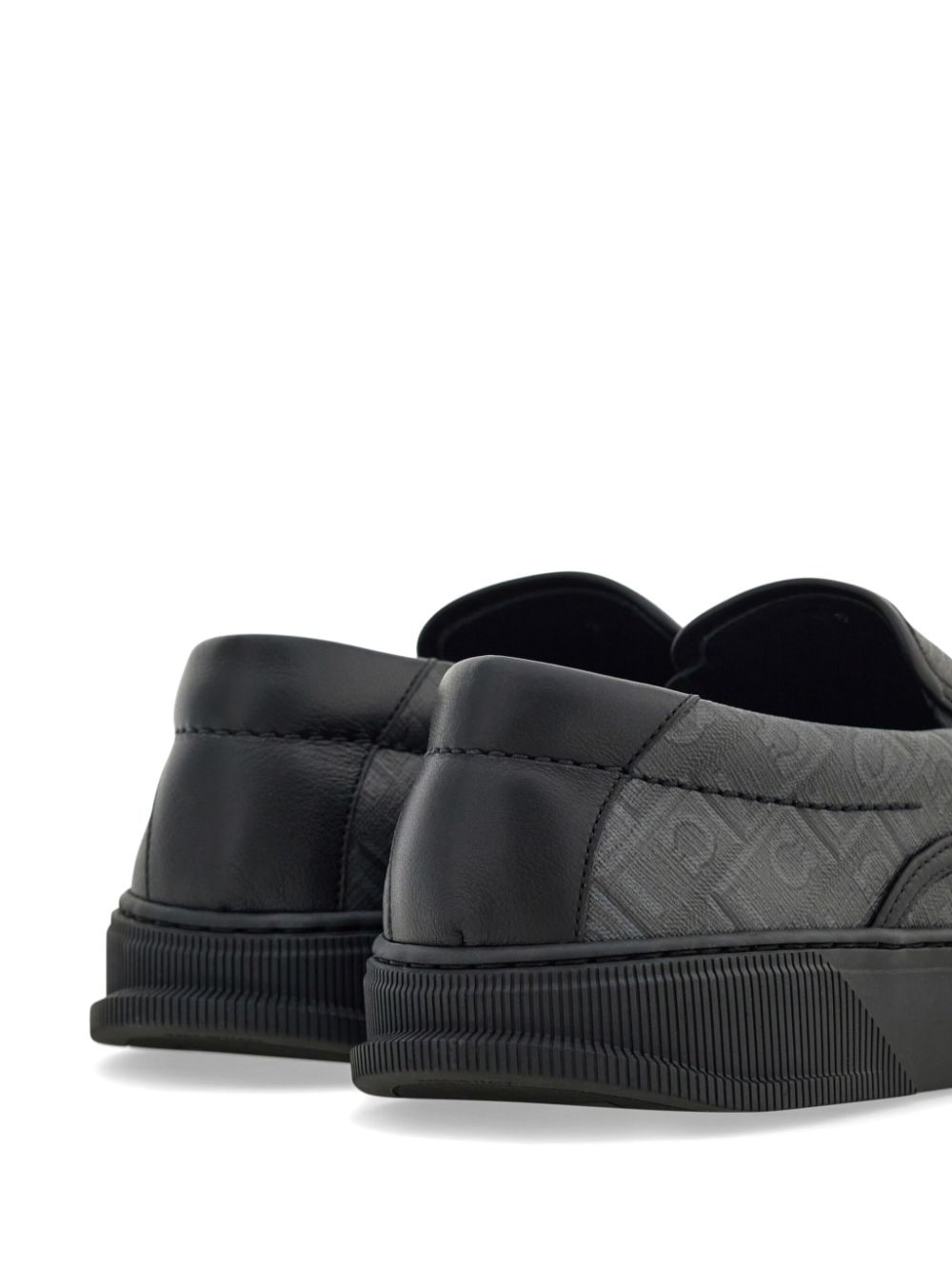 Gancini-jacquard sneakers - 5