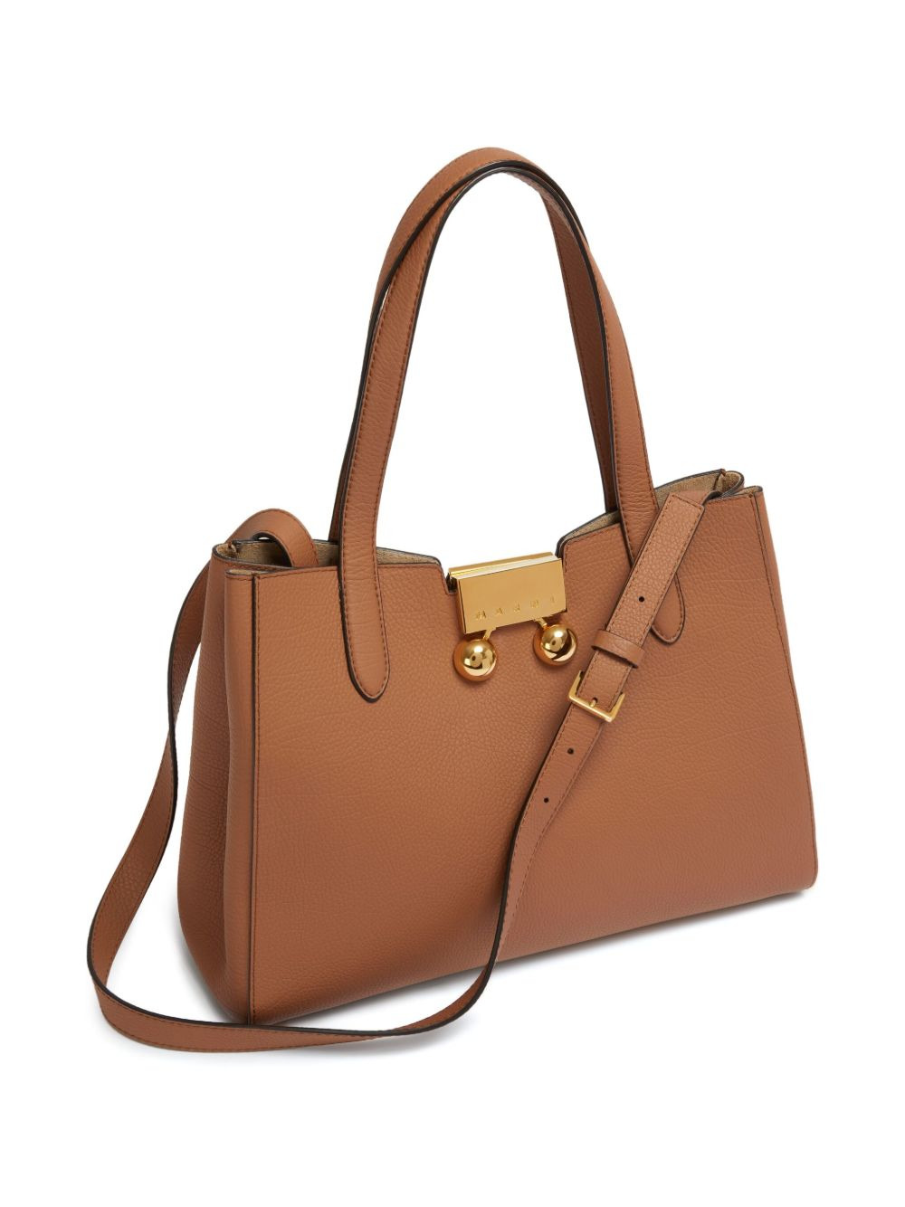 Trunkaroo structured leather tote bag - 4