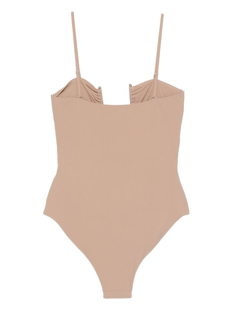 CHRISTOPHER ESBER arched ruched swimsuit outlook