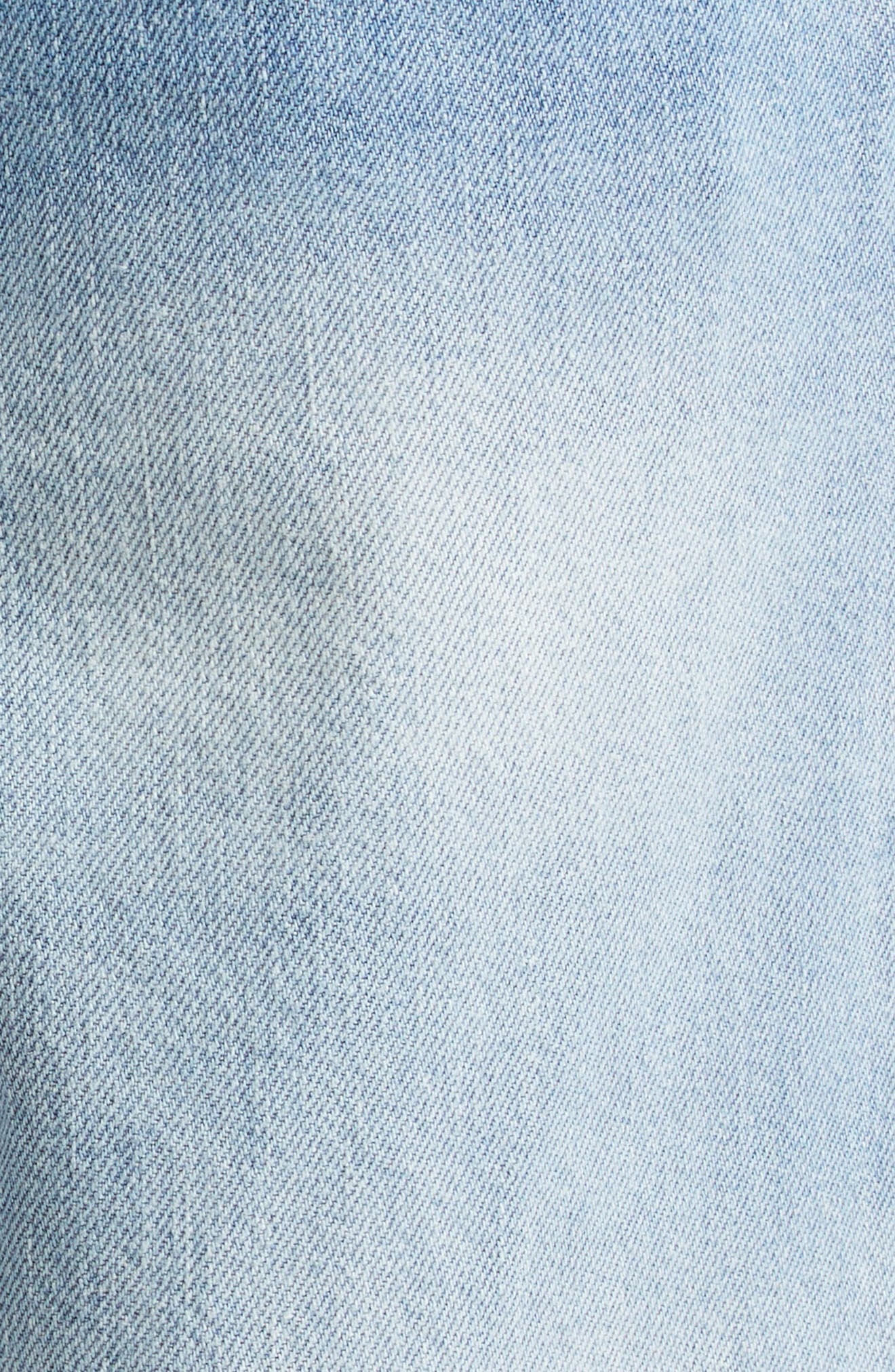Acne Studios 1981 Distressed Baggy Fit Jeans in Light Blue 228 at Nordstrom - 7